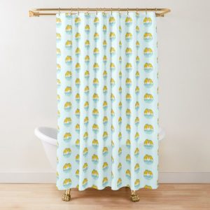 bean shower curtain